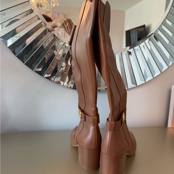 Michael Kors Tan Heeled Boots - Picture 3 of 5